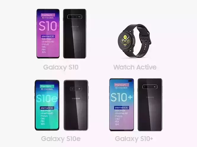 Samsung 2019 Set 3D model