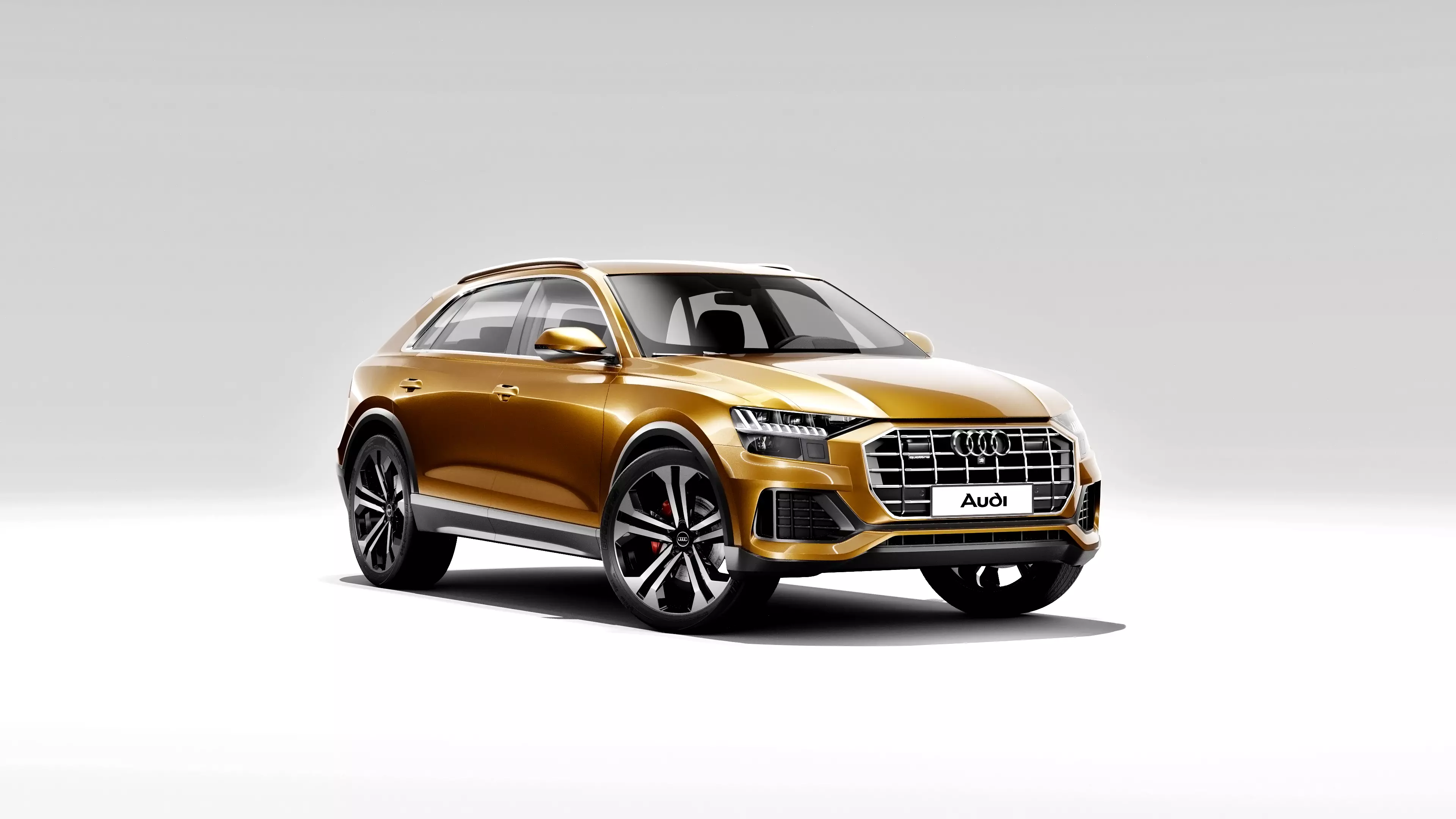Audi Q8 2019 DETAILED INTERIOR 3D model_0