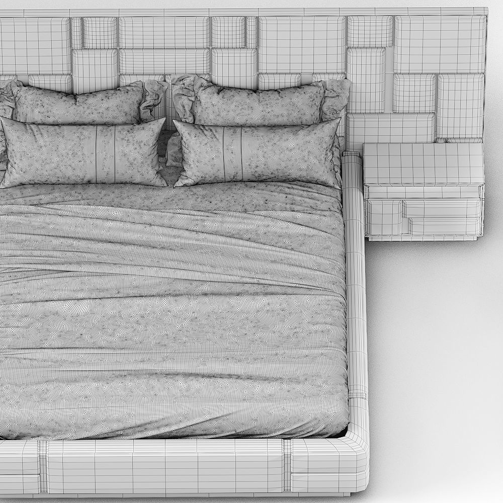 Bed Visionnaire Beloved 3D model_6