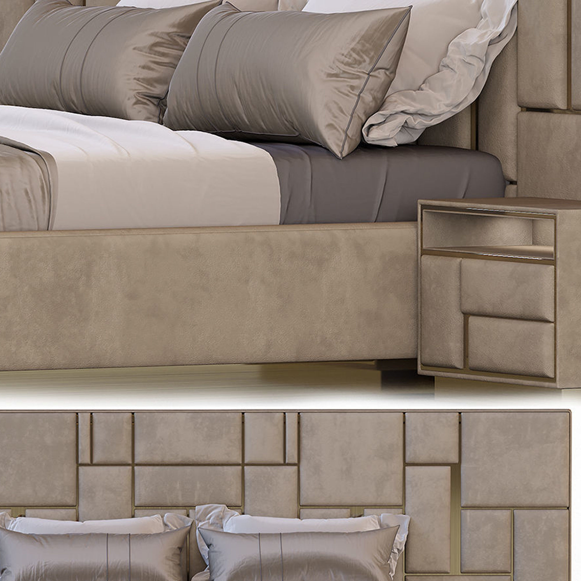 Bed Visionnaire Beloved 3D model_15