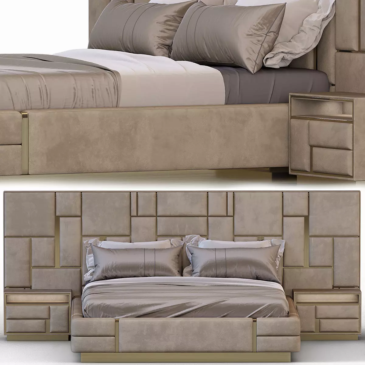 Bed Visionnaire Beloved 3D model_0