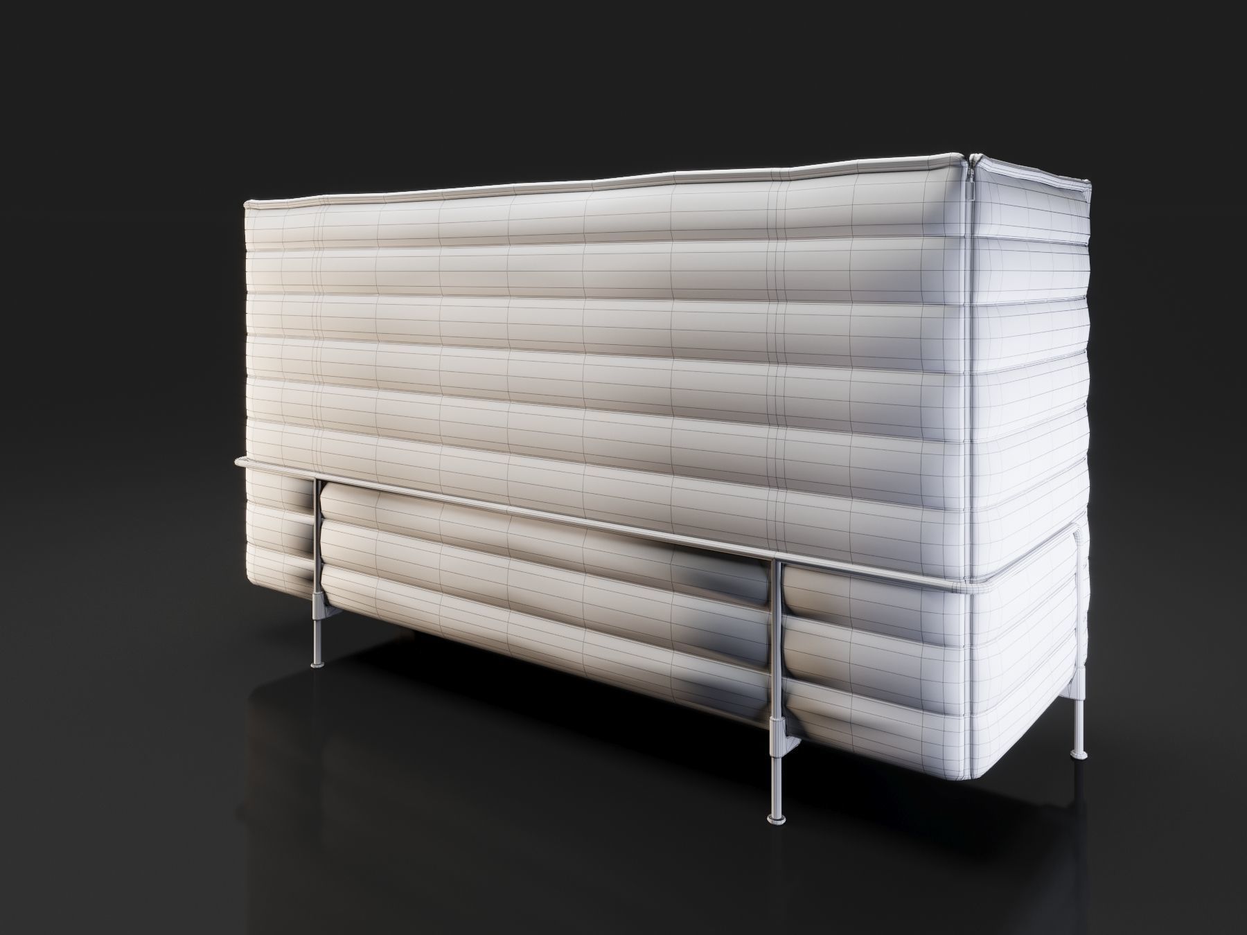 Office Sofa 3D model_4