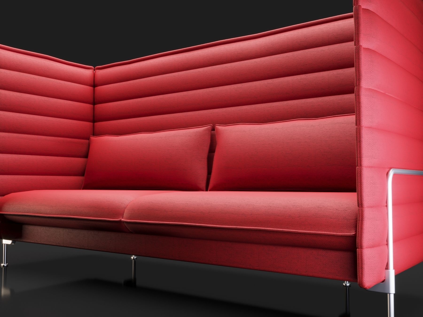 Office Sofa 3D model_2