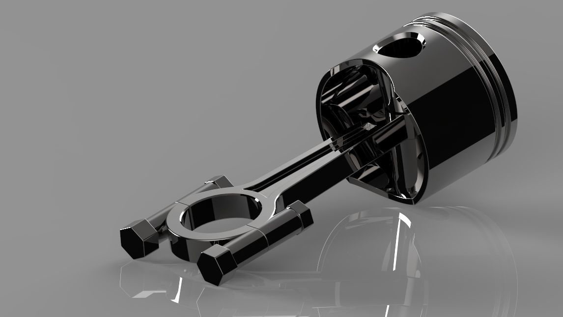   automotive piston  3D model_1
