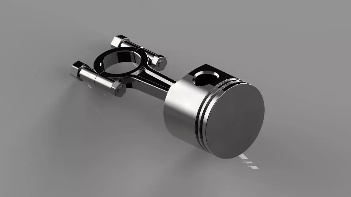   automotive piston  3D model_0