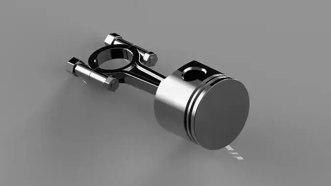   automotive piston  3D model