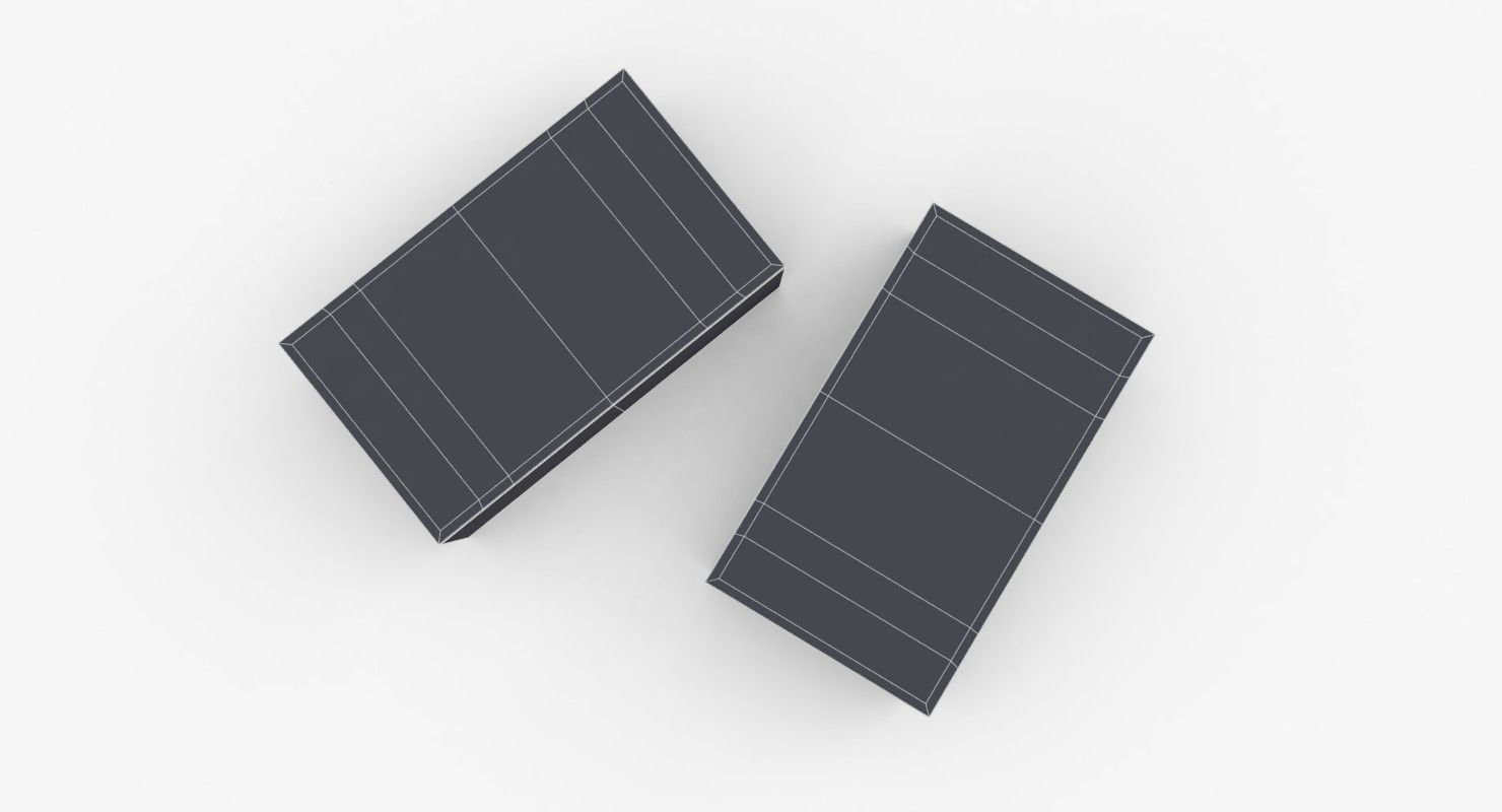 Cigarettes Wooden Boxes WWII Low-poly 3D model_17