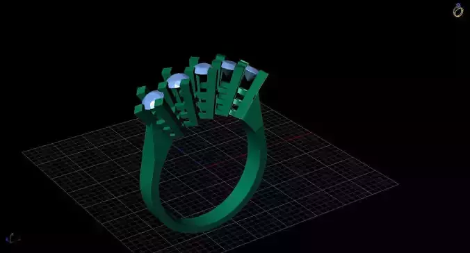 5 stone 3 50 diamond design