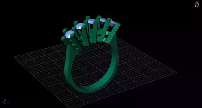 5 stone 3 50 diamond design