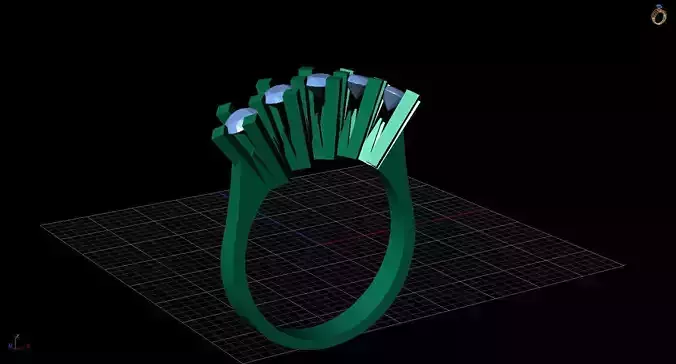 5 stone 3 50 diamond design