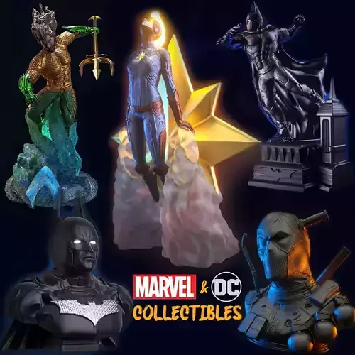 DC-MARVEL COLLECTIBLE FIGURES