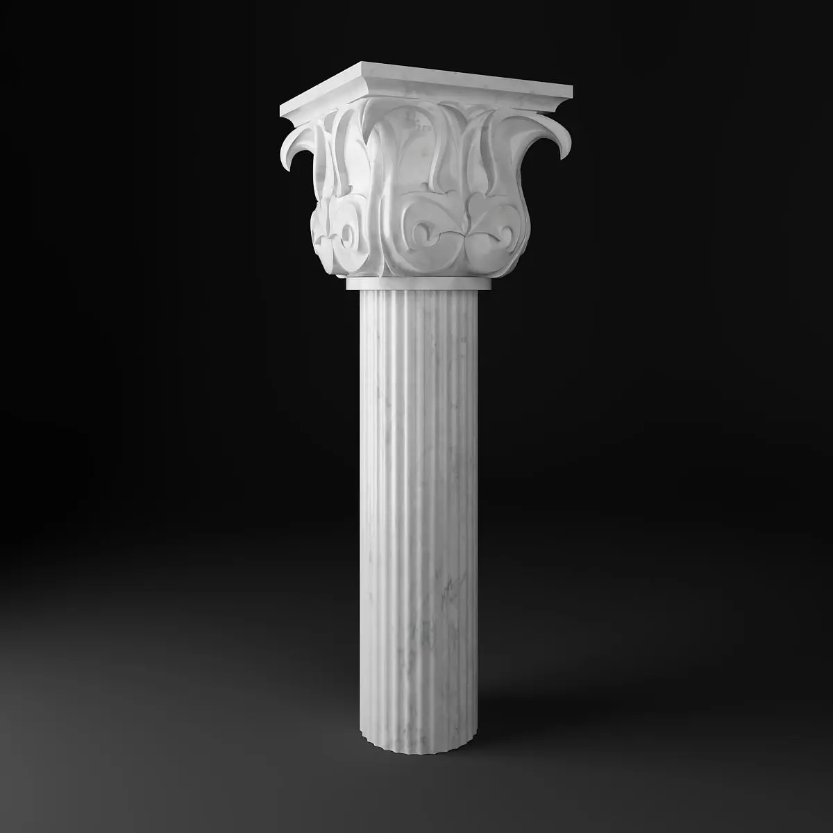 Greek Column 3D model_0