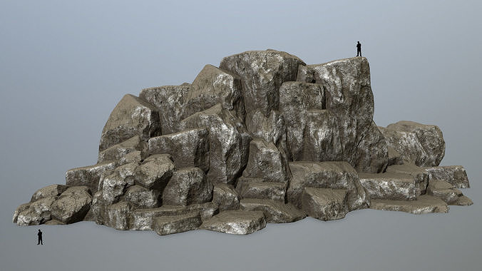 rocks rock Low-poly 3D model