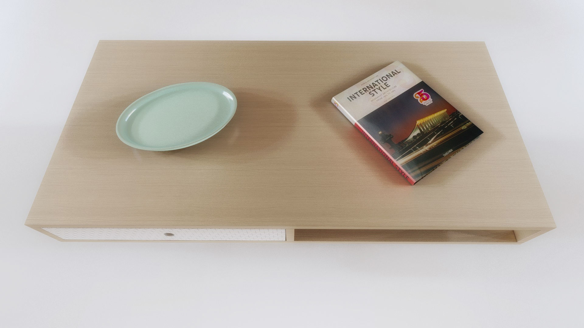 Midcentury coffee table 3D model_3
