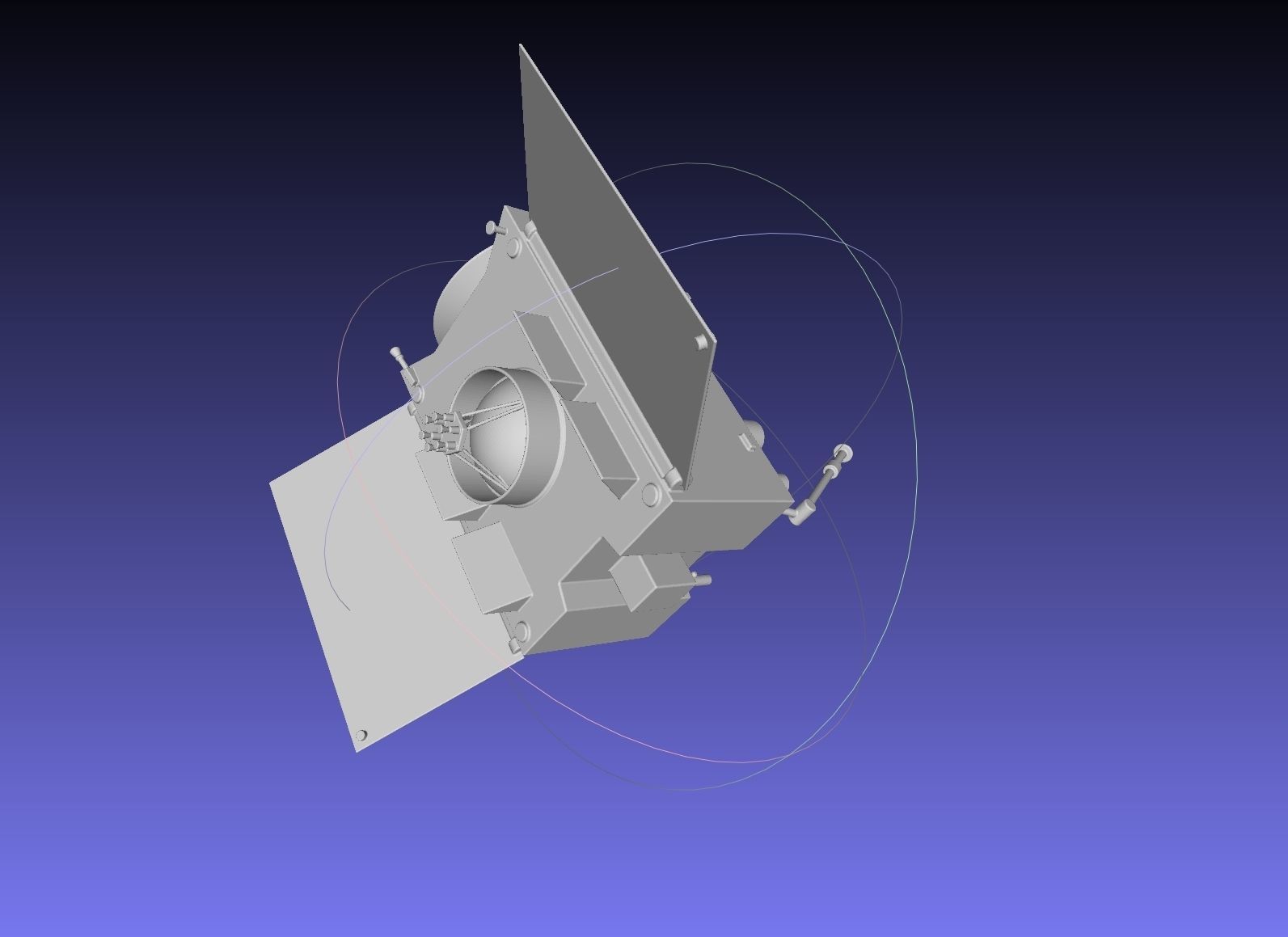 Basic Printable OSIRIS-REx Model 3D print model_18