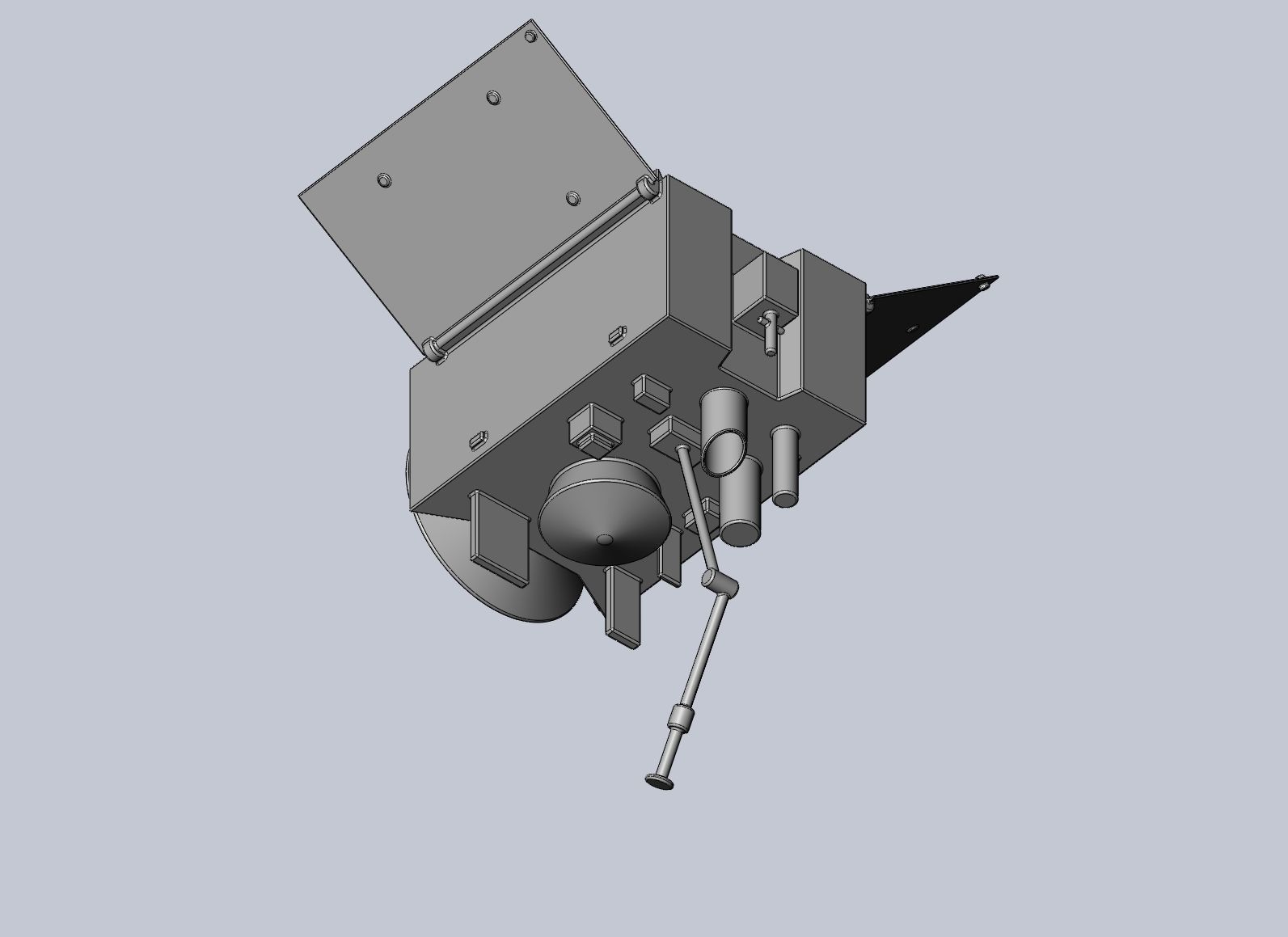 Basic Printable OSIRIS-REx Model 3D print model_8
