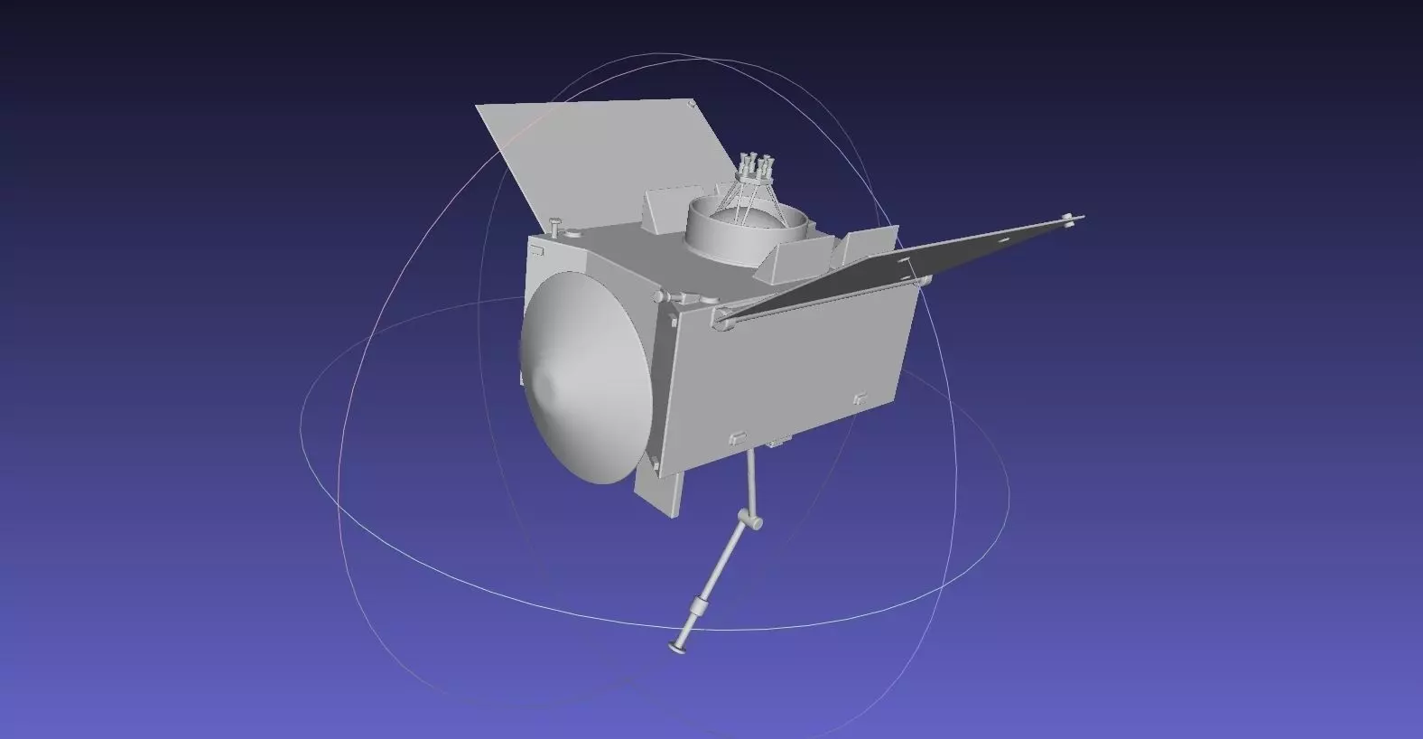 Basic Printable OSIRIS-REx Model 3D print model_0