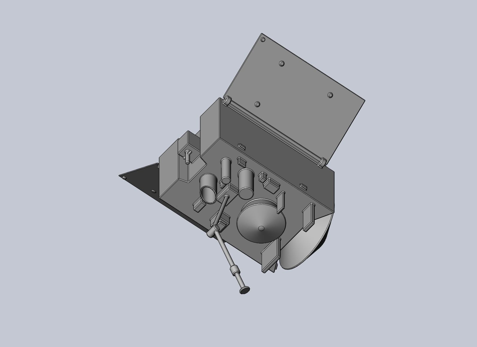 Basic Printable OSIRIS-REx Model 3D print model_9