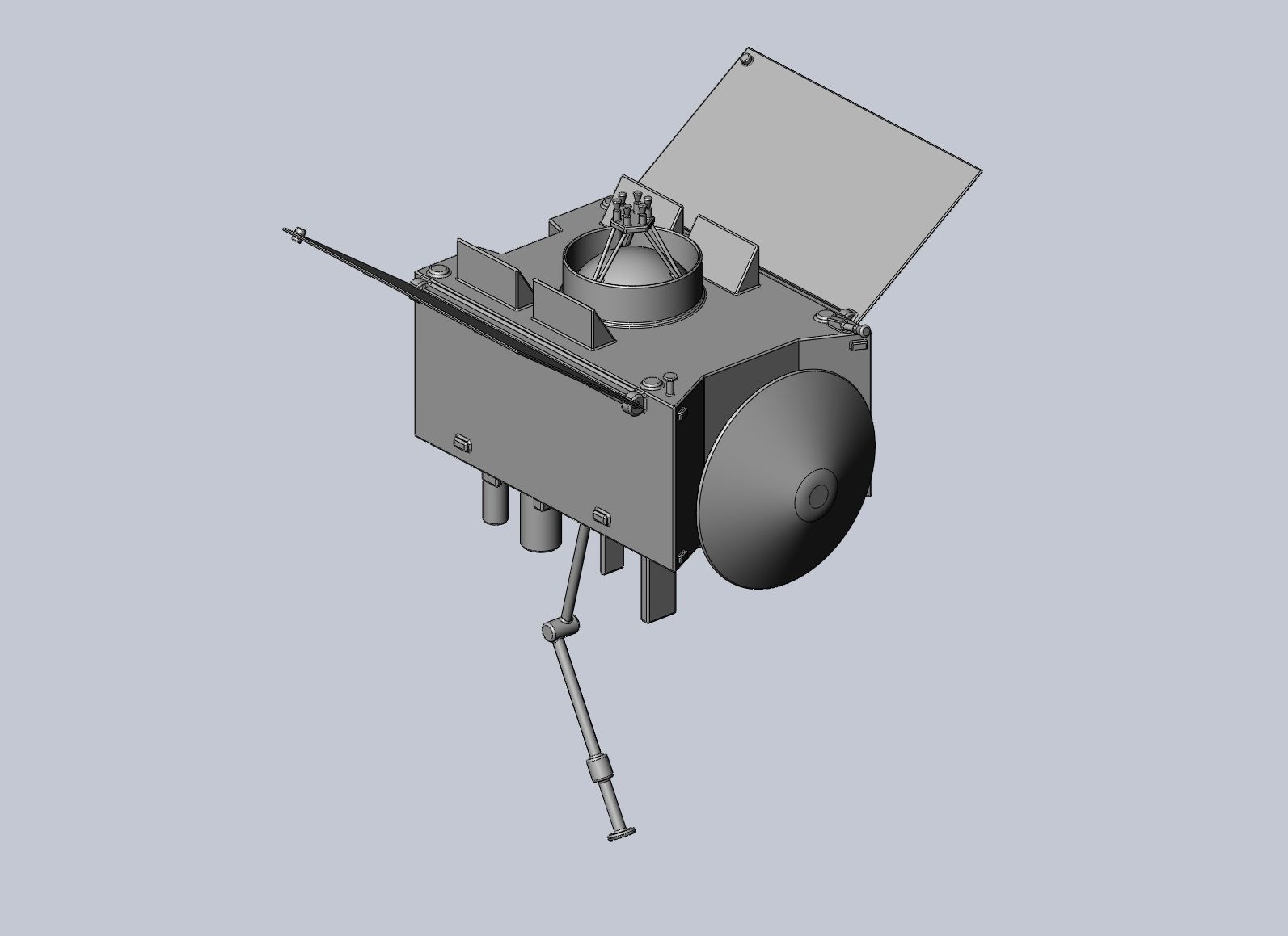 Basic Printable OSIRIS-REx Model 3D print model_5