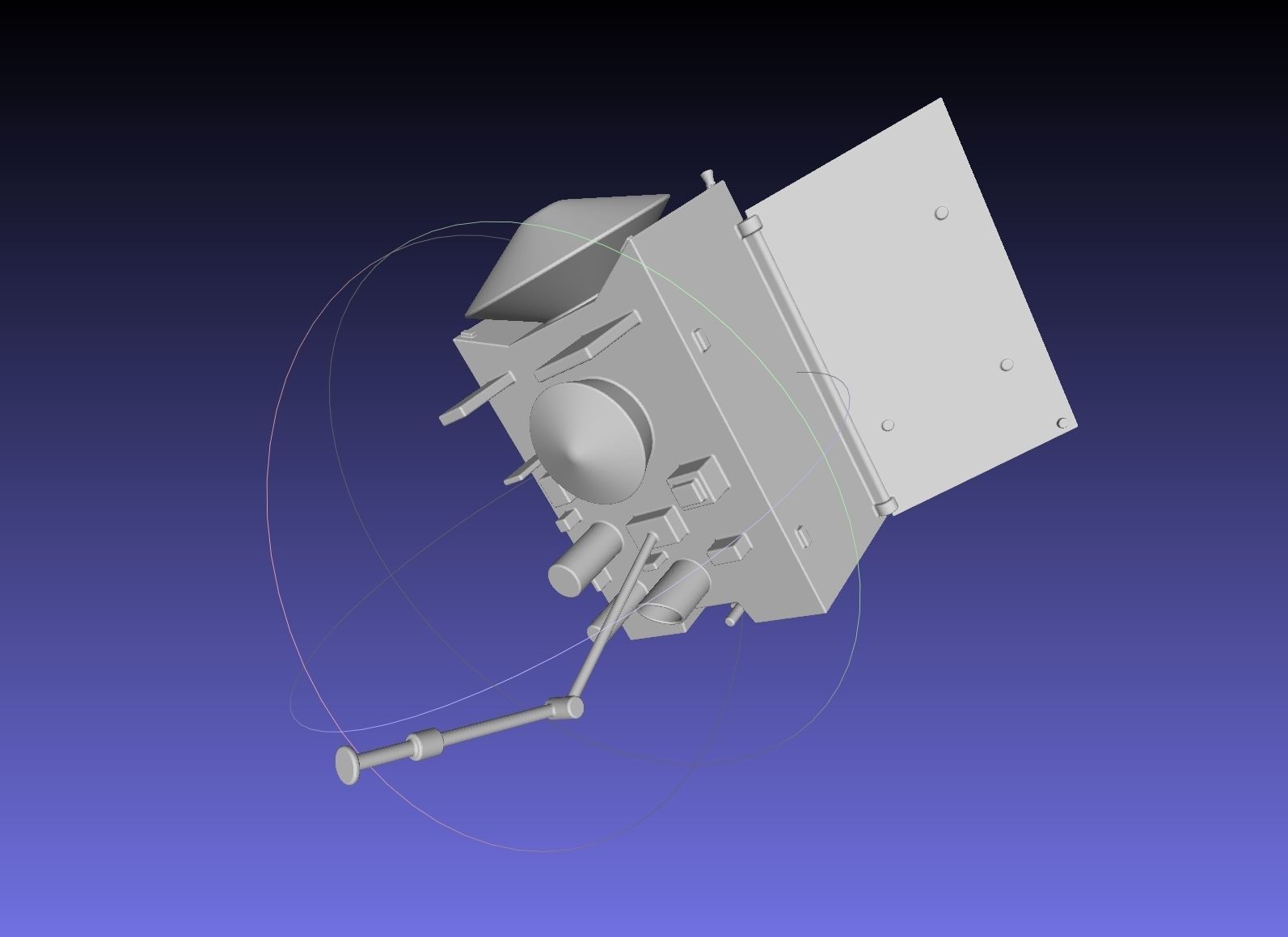 Basic Printable OSIRIS-REx Model 3D print model_17