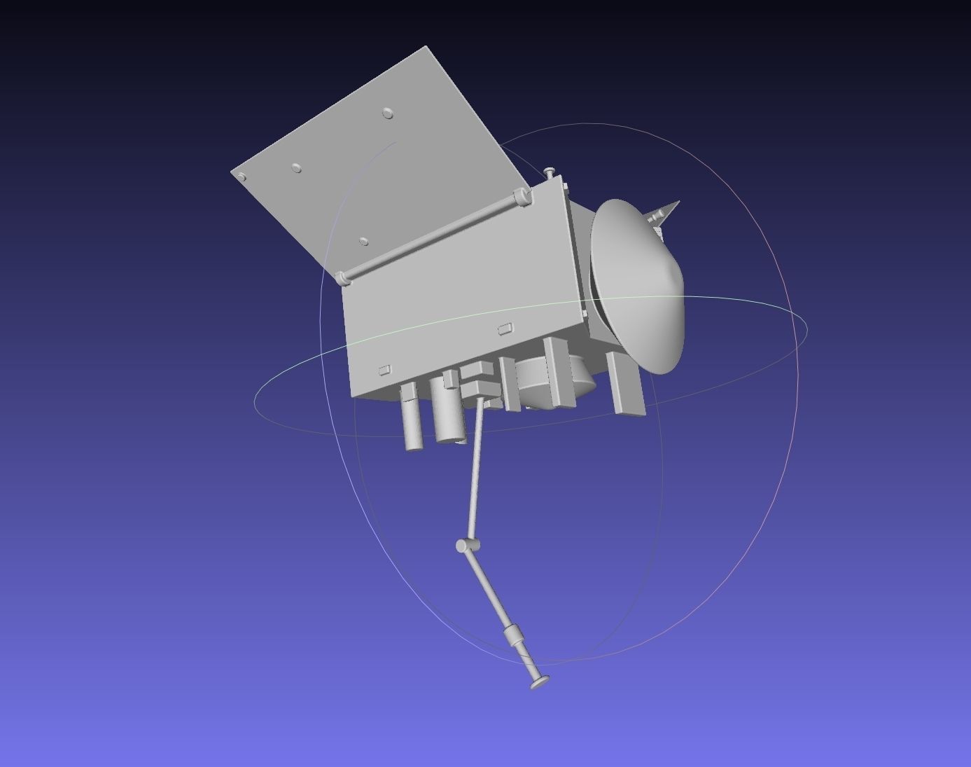 Basic Printable OSIRIS-REx Model 3D print model_22