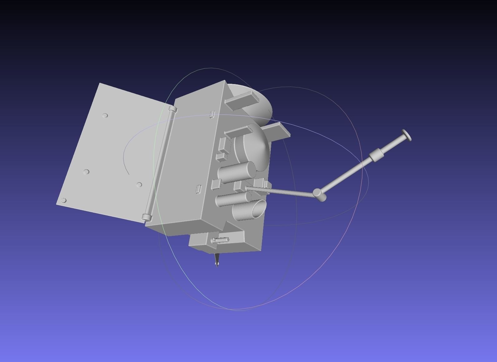 Basic Printable OSIRIS-REx Model 3D print model_1