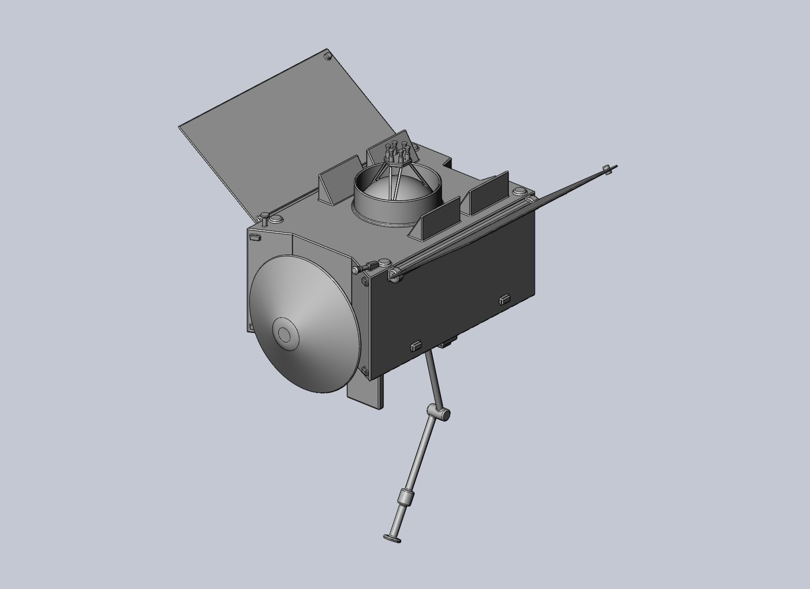 Basic Printable OSIRIS-REx Model 3D print model_6