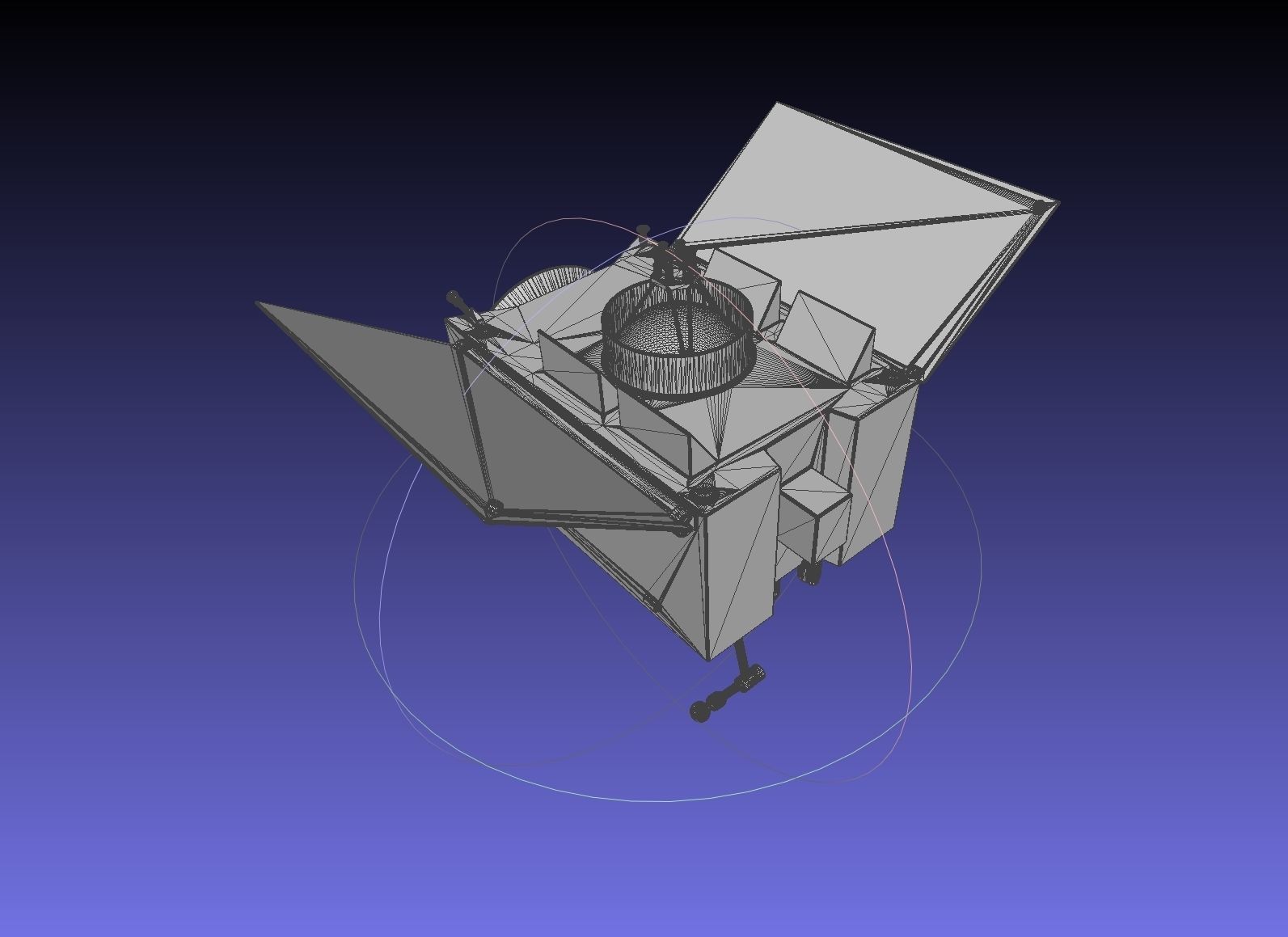 Basic Printable OSIRIS-REx Model 3D print model_15