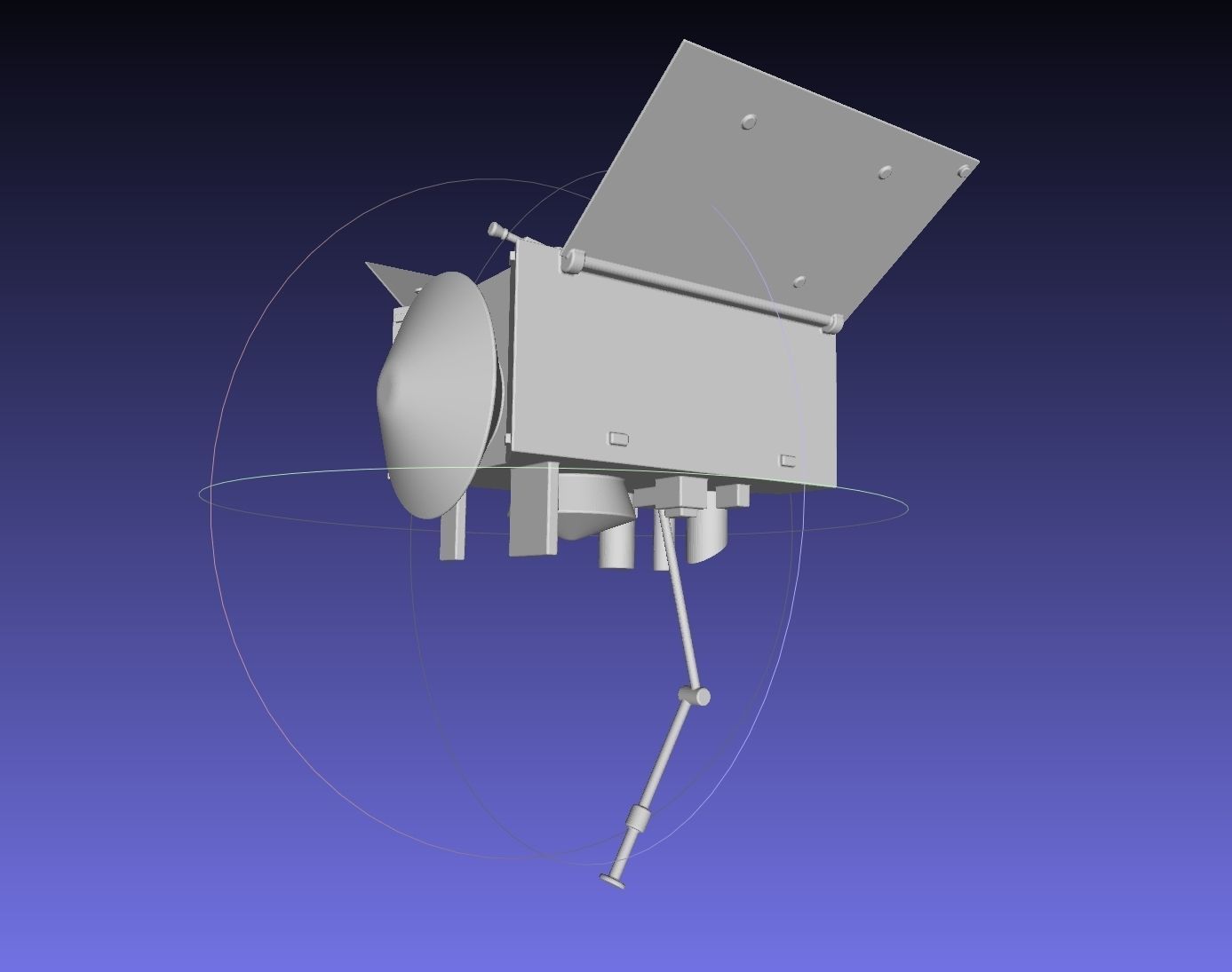 Basic Printable OSIRIS-REx Model 3D print model_20