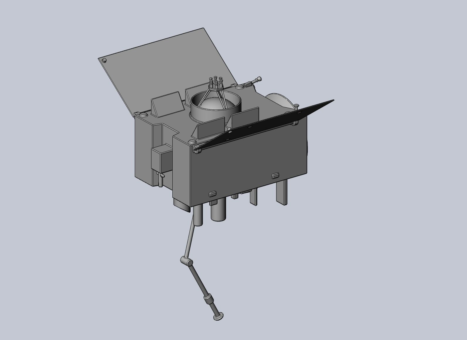 Basic Printable OSIRIS-REx Model 3D print model_4