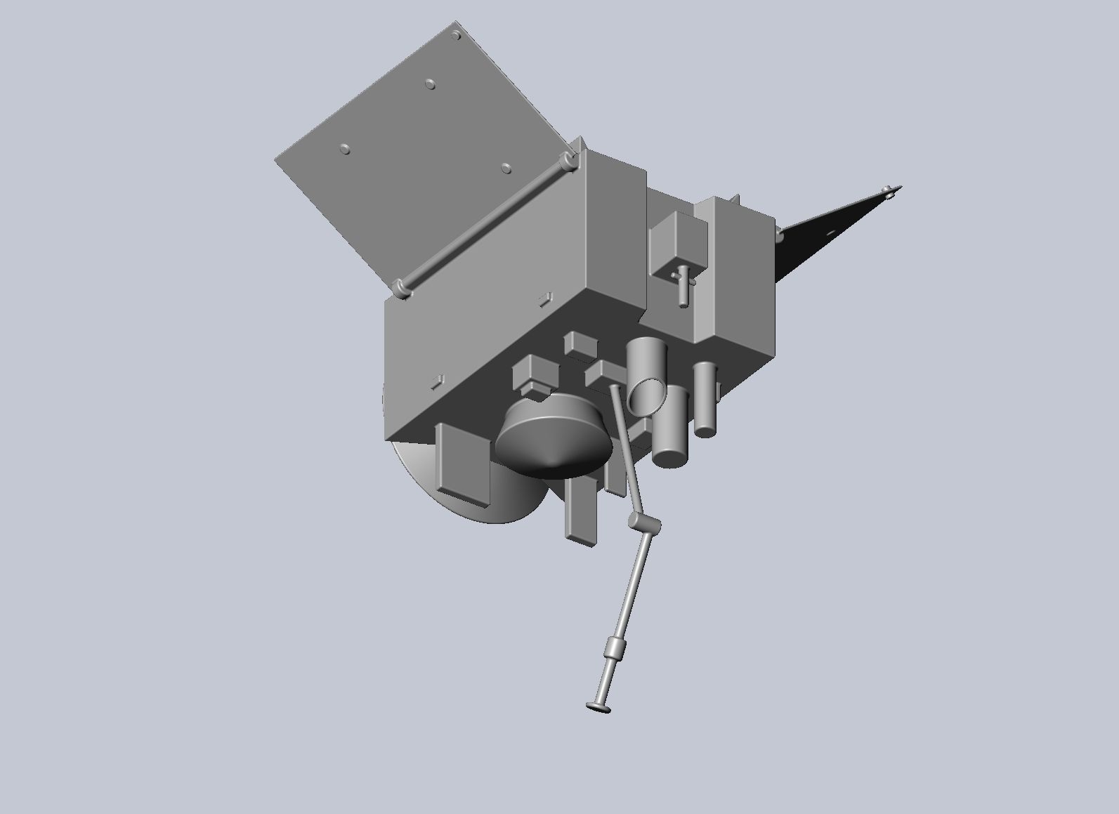 Basic Printable OSIRIS-REx Model 3D print model_12