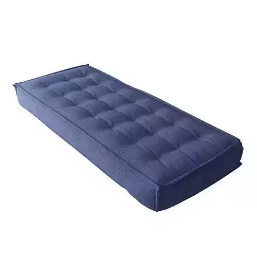 Futon denim mattress 3D model