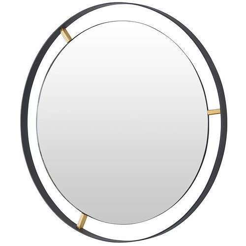 Wolfenbarger Industrial Round Accent Mirror 3D model