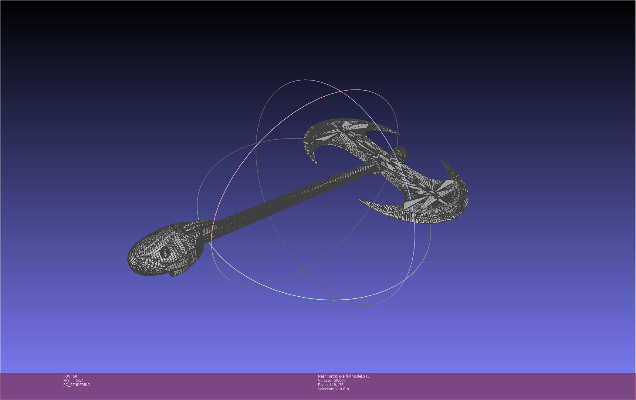How To Train Your Dragon Astrid Battle Axe Printable Assembly 3D print model_53