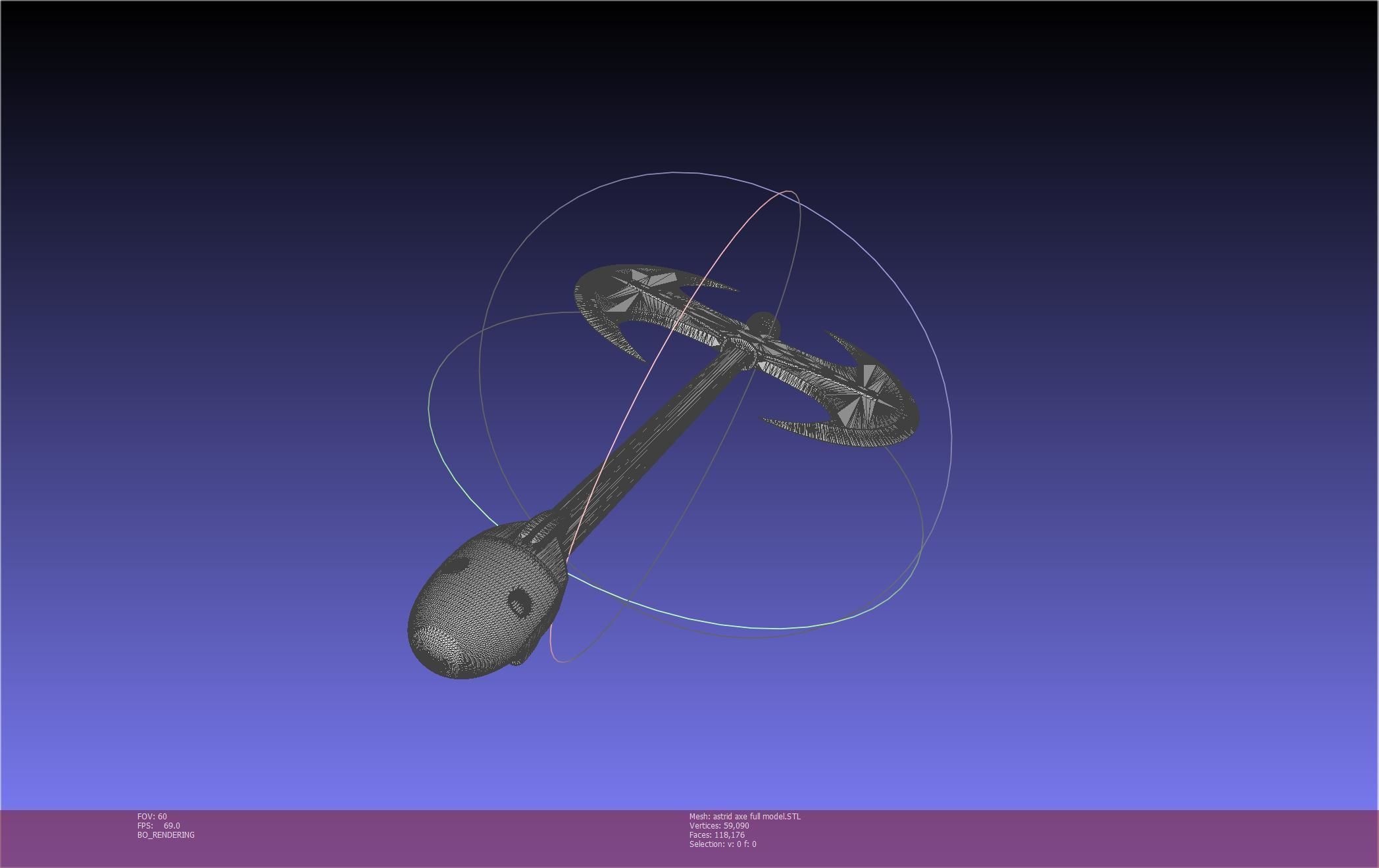 How To Train Your Dragon Astrid Battle Axe Printable Assembly 3D print model_56