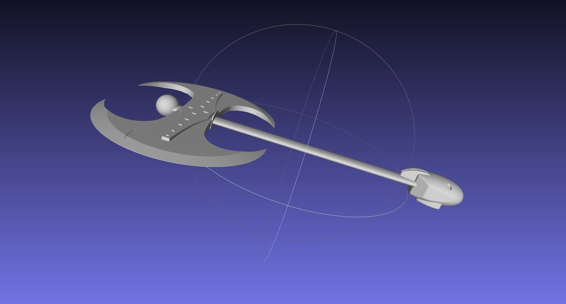 How To Train Your Dragon Astrid Battle Axe Printable Assembly 3D print model_40