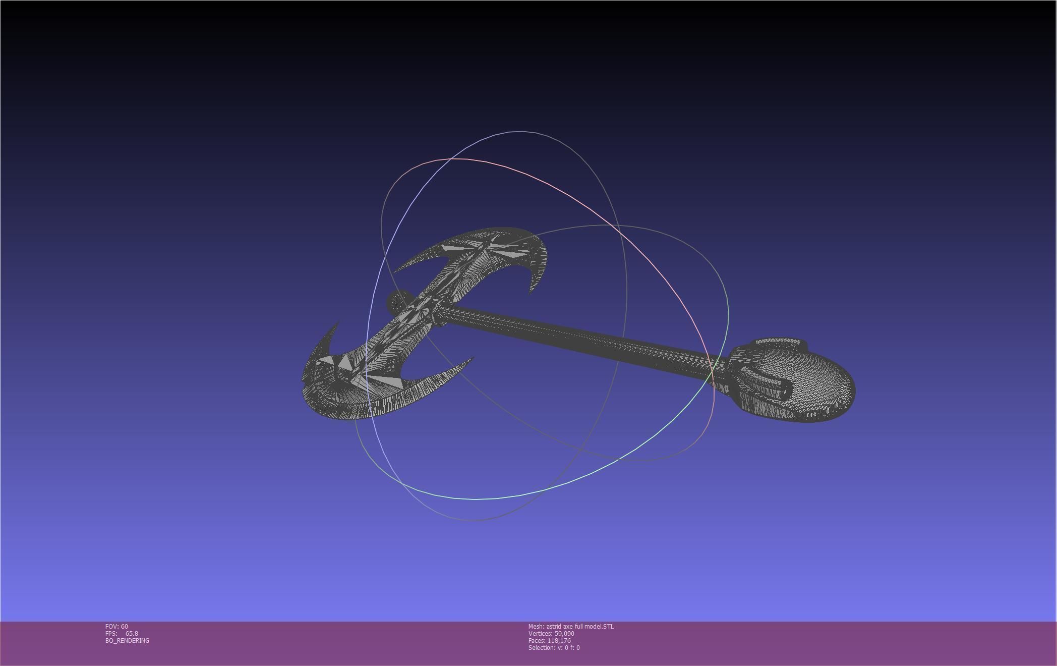 How To Train Your Dragon Astrid Battle Axe Printable Assembly 3D print model_69