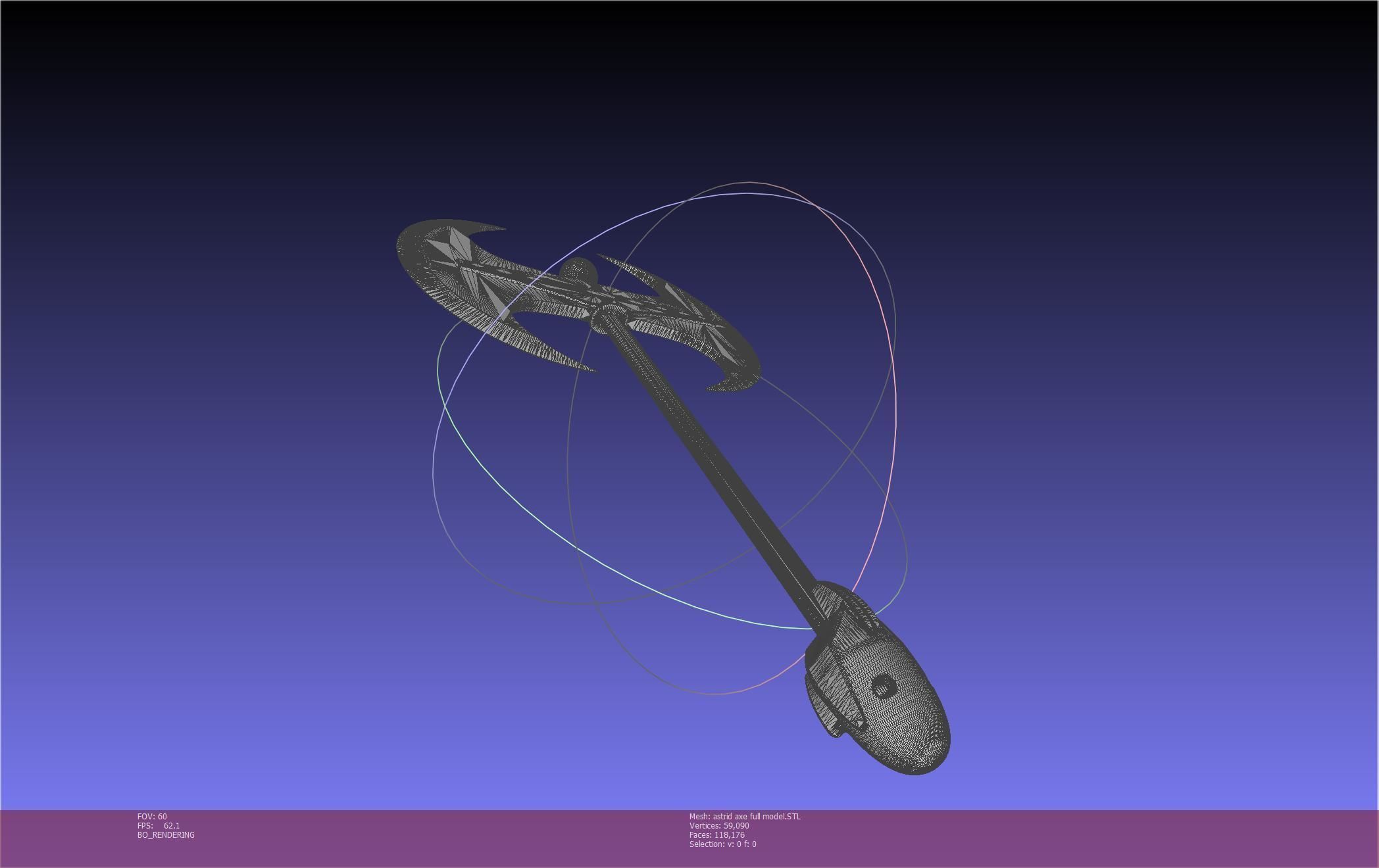 How To Train Your Dragon Astrid Battle Axe Printable Assembly 3D print model_54