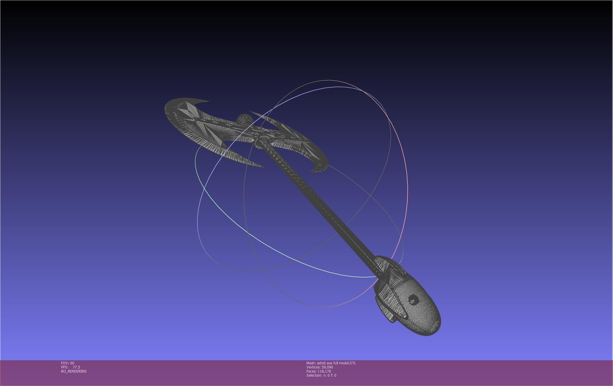 How To Train Your Dragon Astrid Battle Axe Printable Assembly 3D print model_57