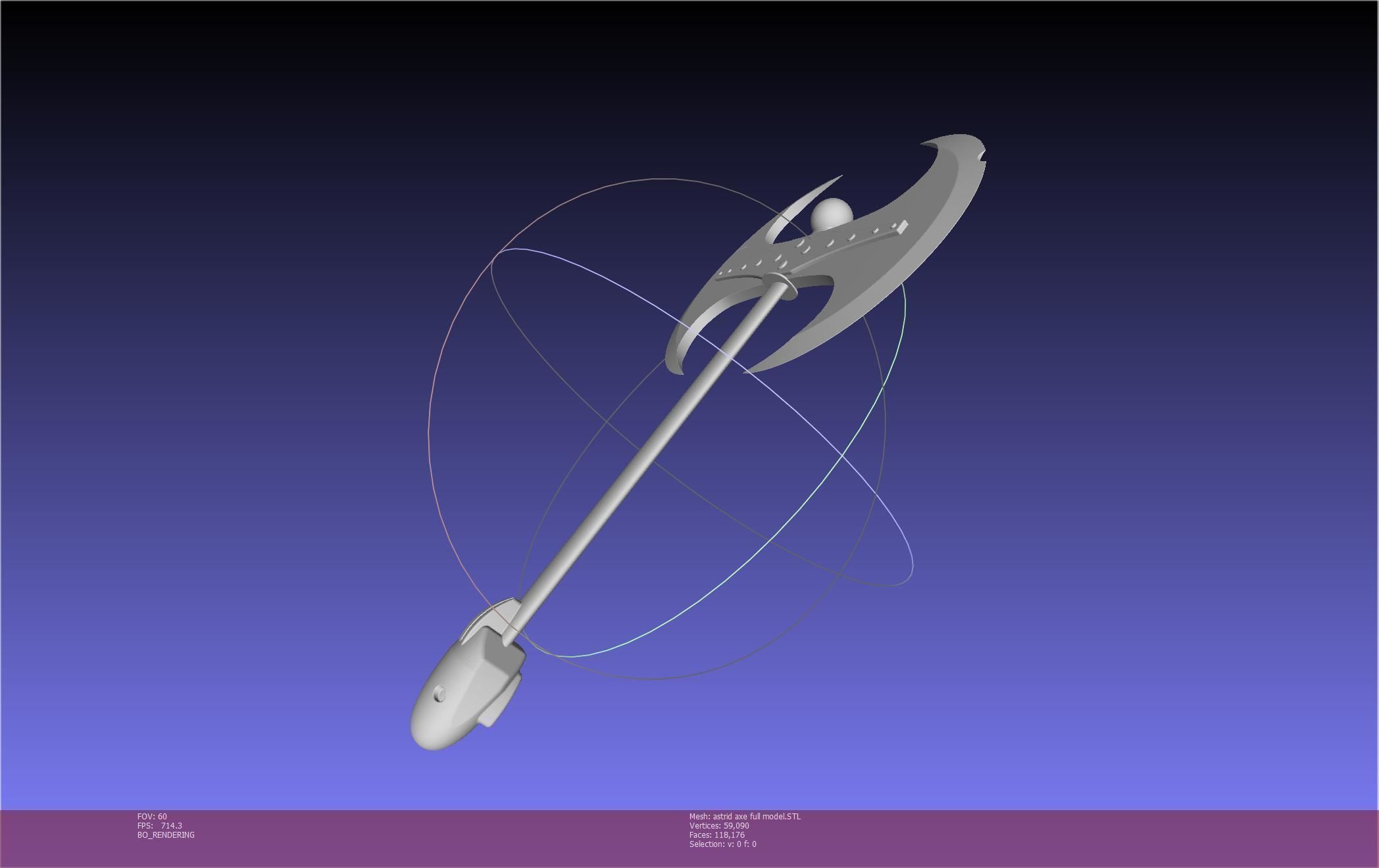 How To Train Your Dragon Astrid Battle Axe Printable Assembly 3D print model_88