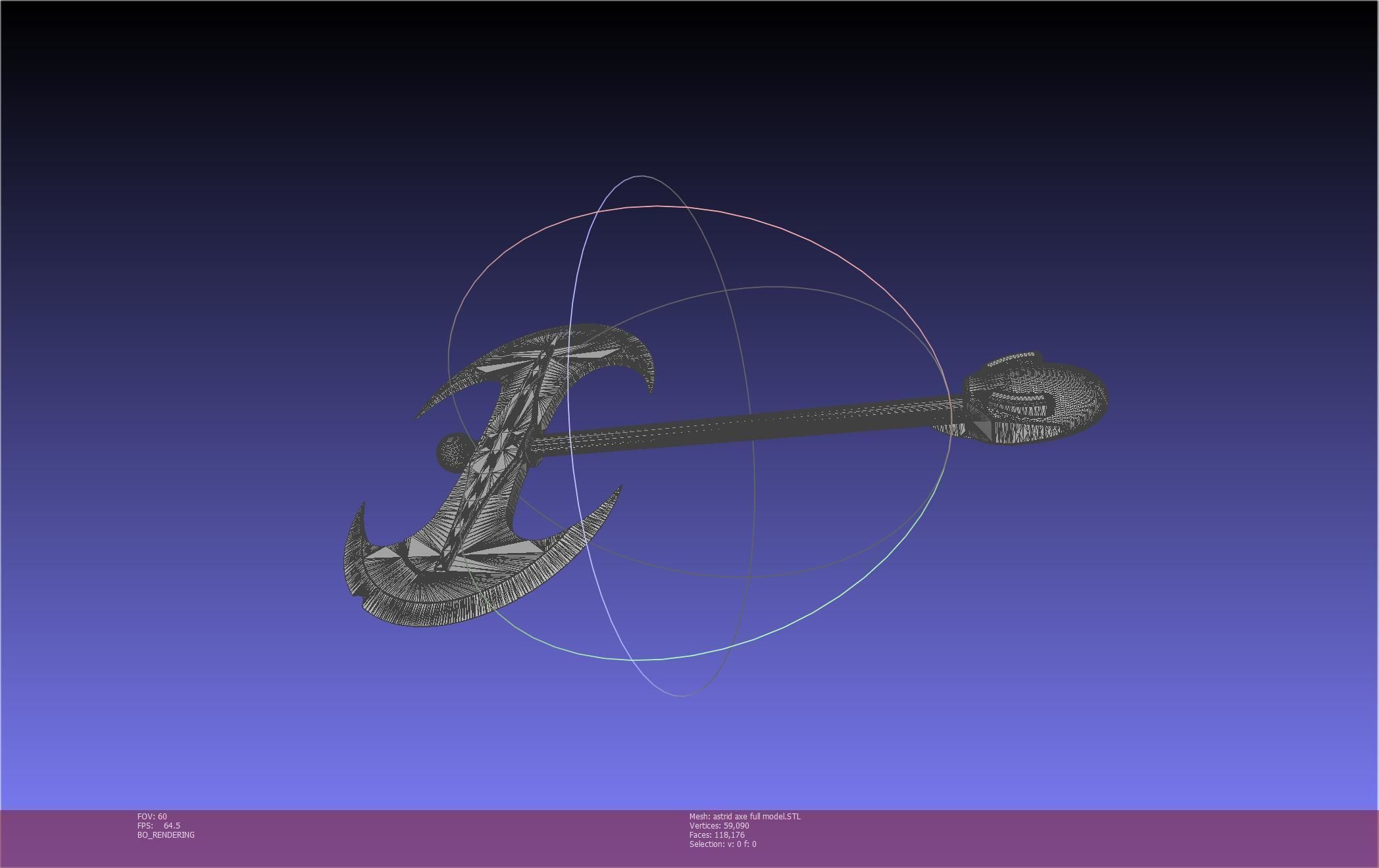 How To Train Your Dragon Astrid Battle Axe Printable Assembly 3D print model_68