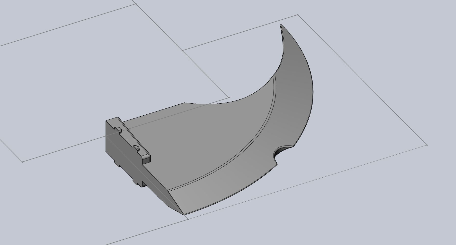 How To Train Your Dragon Astrid Battle Axe Printable Assembly 3D print model_29