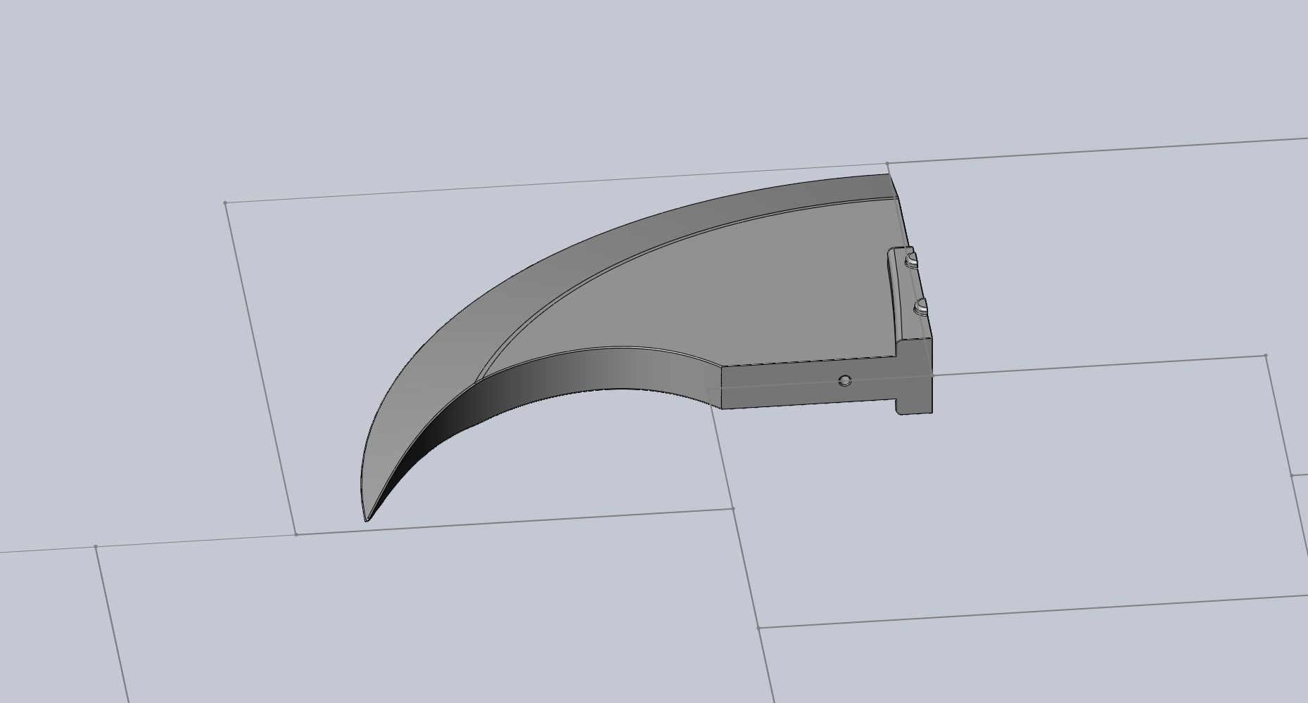How To Train Your Dragon Astrid Battle Axe Printable Assembly 3D print model_31