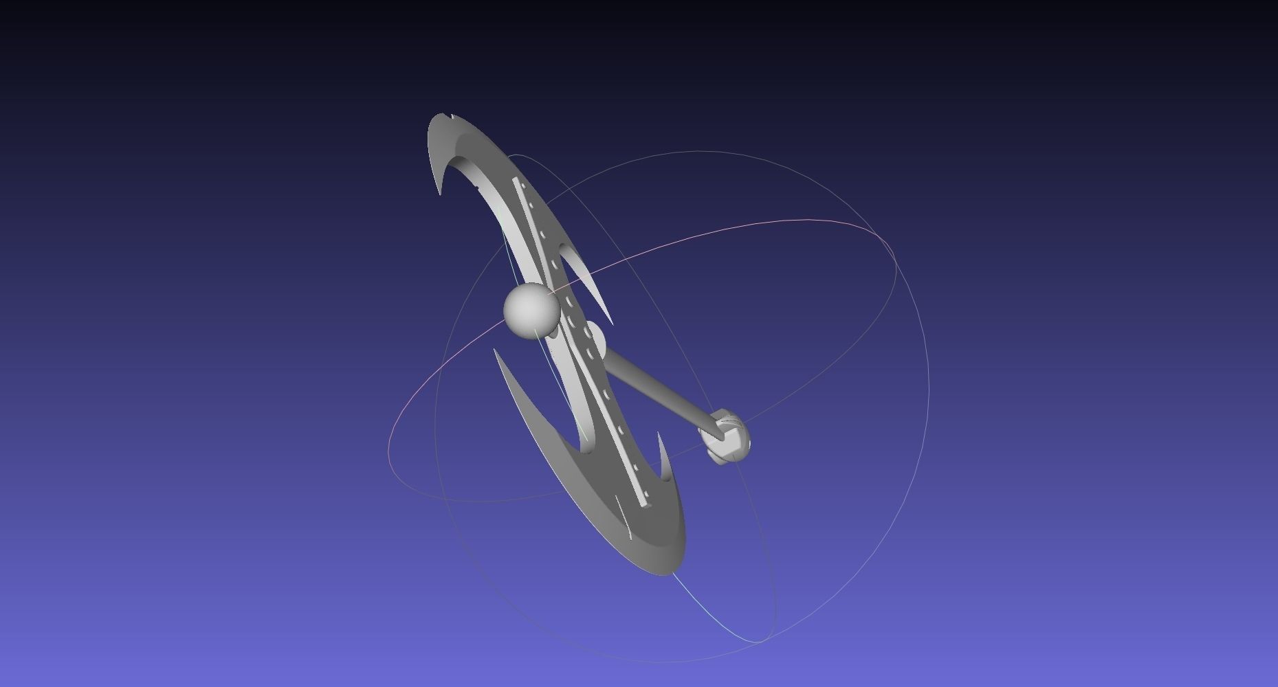 How To Train Your Dragon Astrid Battle Axe Printable Assembly 3D print model_41