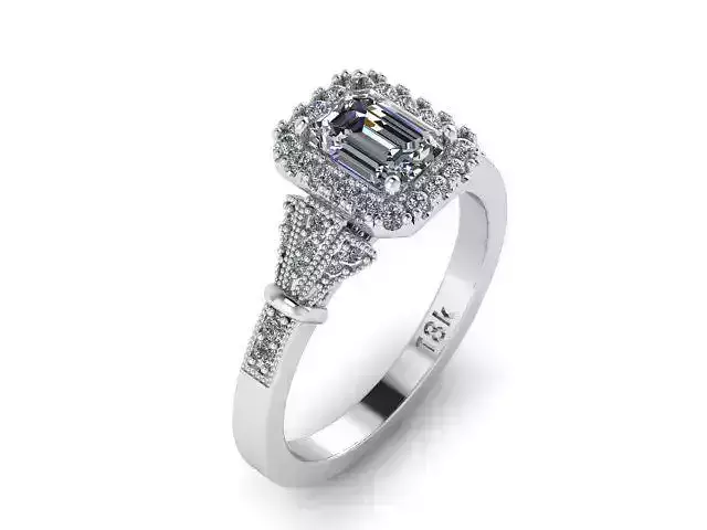 EC abanico ring 3D print model