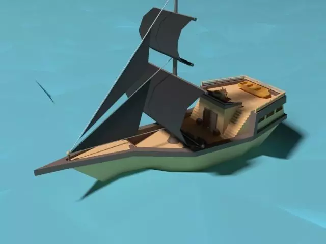 Pirate Ship Free 3D model