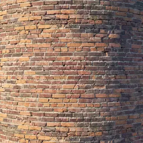 Brick wall with damage Texture