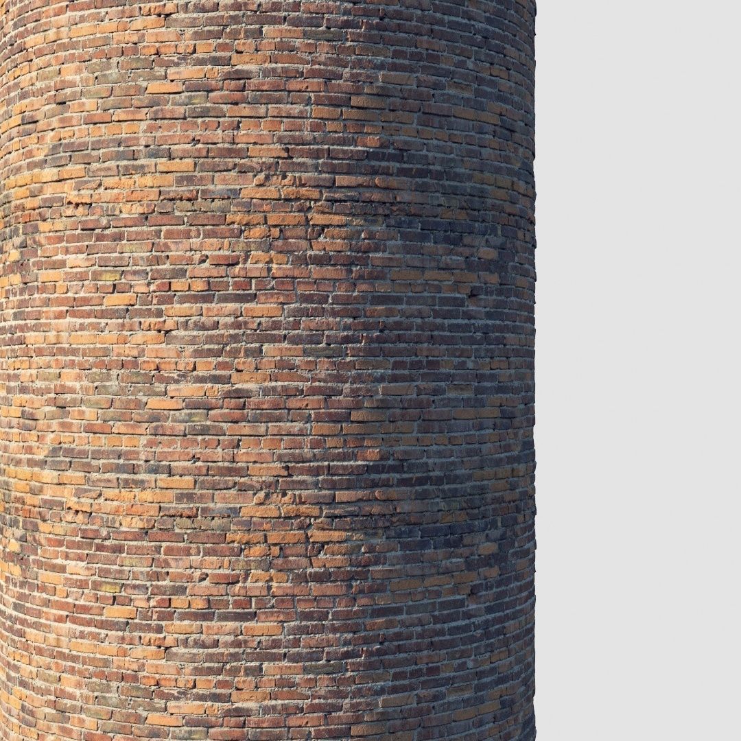 Brick wall with damage Texture_4