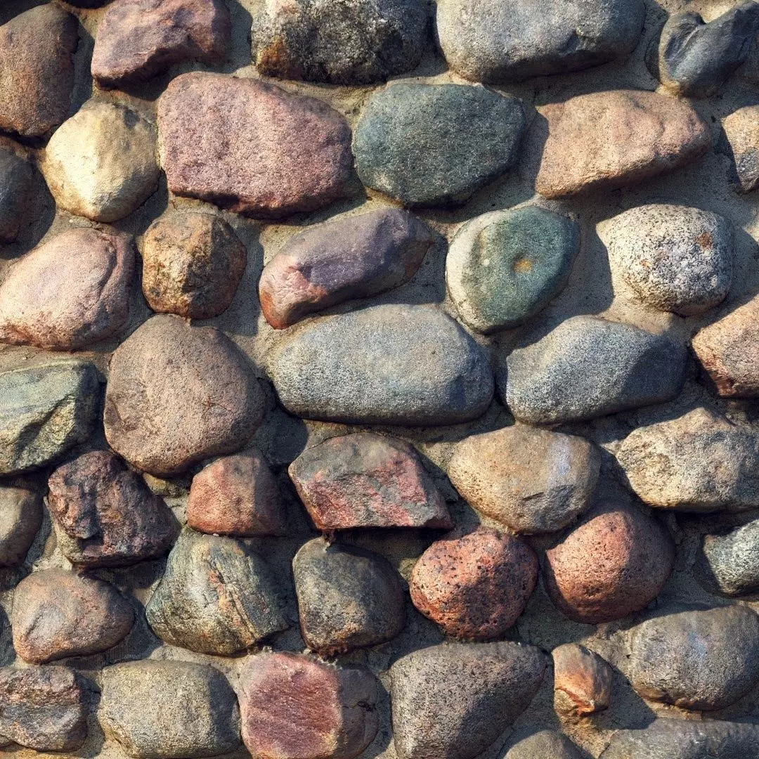 Stone wall-masonry material 06 3D model_0