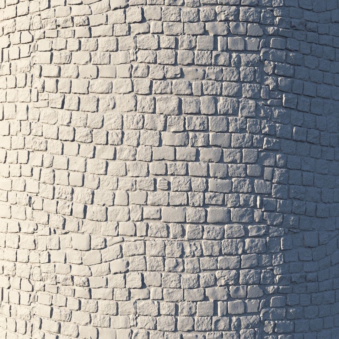 Old pavement 3D model_2